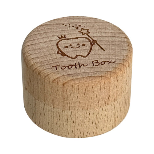 Wooden Baby Memory Keepsake Box with Acrylic Lid, 1pc