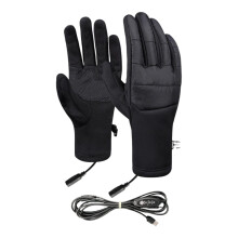 Karymi Heated Gloves for Men & Women – Touchscreen, Waterproof, USB Rechargeable, for Driving, Cycling, Hunting, Hiking; Compatible with USB