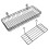 Wire Hanging Baskets Hanging Wall Basket Organizer Iron 2Pcs Black 1