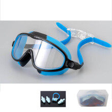 Tao Tao Swimming Goggles with Nose Clip & Earplugs – HD, Anti-Fog, UV Protection, Wide View for Kids/Teens – Compatible with Youth Diving