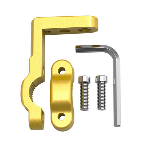 Motorcycle Multiunction Handlebar Mount Multifunction Motorcycle Handlebar Extension Bracket set for Lights & Navigatio