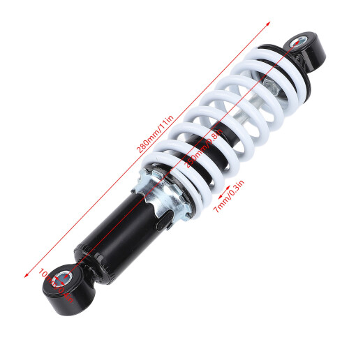 2Pcs Adjustable Shock Absorbers 450lbs Load 250mm Hole for Dirt Bikes 1