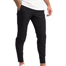 Men's Stretch Slim-Fit Tapered Pants Solid Color Casual Breathable Elastic Waist Comfortable Daily Wear Modern Style