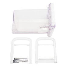 Multifunctional Cheese Cutter & Storage Container – Stainless Steel Blades, Safe Locking, Dishwasher‑Safe – Ideal Kitchen Tool