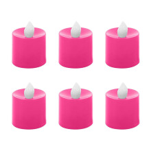 Night Light Halloween 6Pack Orange Tea Light Candles Battery Powered LED Tea Lights With Warm White Pumpkins For Halloween Party Lights