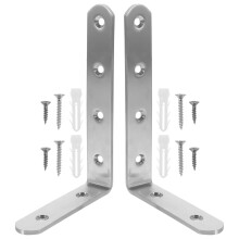 2pcs Furniture Wall Anchors Furniture Brackets Bookcase Cabinet Anchors for Baby Proofing Angle Brackets