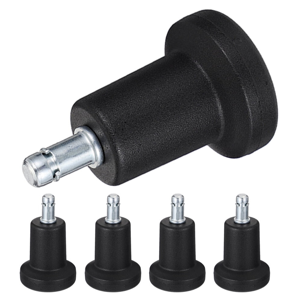 5Pcs Bell Glides Fixed Caster Pads Chair Glides Floor Glides Office Chair Wheel Replacement Bell Glides Fixed Feet For Office Chairs 9448483940061