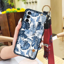 Silicone Chinese-style Phone Case for OnePlus Nord N200 5G – Shockproof, Kickstand, Ring Holder, Wristband