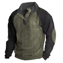 Vintage Men's Crewneck Sweatshirt Men Winter Fashion Casual Relaxed Comfortable Long Sleeve