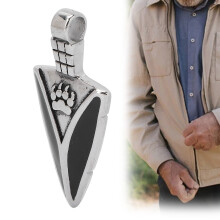 Black Titanium Steel Zipper Pendant for Clothing & Bags