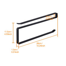 Paper Towel Holder Dispenser Under Cabinet Paper Roll Holders for Kitchen Bathroom, Hanging Paper Towel Rack Hanger Over The Door