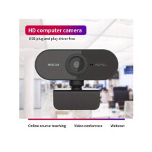 Full HD-webbkamera med inbyggd mikrofon - Plug & Play vidvinkelobjektiv, perfekt för videokonferenser, röstsamtal, användning i klassrum och