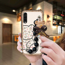 LG Velvet 4G/5G Phone Case – Waterproof Soft Silicone, Anti-Knock, Skin-Friendly, Dirt-Resistant, Cute Bear Bracelet Design