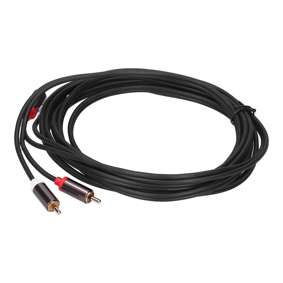 2Rca Male To Male Audio Cable 3M/9.8Ft Plated For Tv To Amplifier Gold 6911391469816