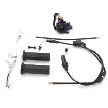 Gasgriffkabel Bremshebel Zündschalter Set für Yamaha YZinger 50/PW50