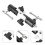1Pack Adjustable U-shape Flashlight Holder Lamp Mount Bracket for Photographers 5.82x3.14x1.18in 1