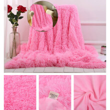 Faux Fur Blankets Queen Size, Soft Fuzzy Fluffy Blanket, Warm Thick Sherpa Long Hair Shag Lightweight Cozy Throw for Bedroom Sofa Couch