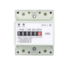 Digital Wattmeter 230V 5(100)A Power Energy Meter Din Rail Voltage Current Meter