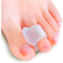 10 Pack Clear Toe Spacers, Big Toe Separator (1st/2nd Toe), Bunion Corrector to Correct Big Toe Bunion, Overlapping Toes