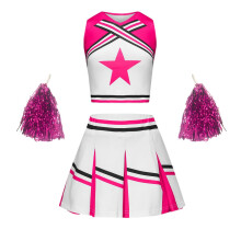 Cheerleading Outfit for Girls, Cheerleader for Birthday Gift, Ideal for Performances RD2 4-5 Years