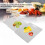 Double Sided Kitchen Cutting Boards 3Pcs Set Imitation Marble Pattern White 7