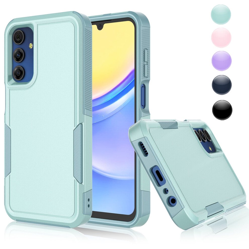Galaxy A15 5G Case Â Shockproof Dual-Layer Rugged Cover, Compatible With Samsung A15 5G (6.5"), Green 9448483560016
