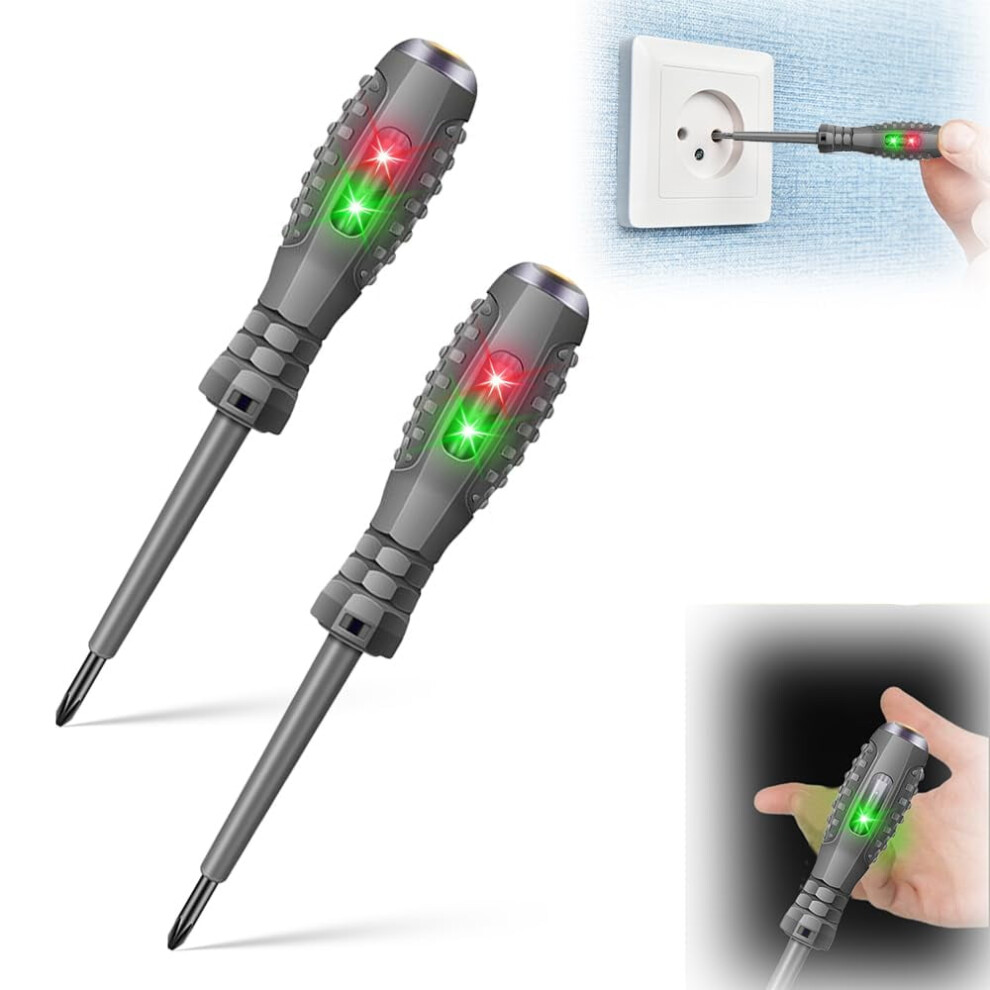 2-In-1 High-Torque Magnetic Screwdriver & Non-Contact Voltage Tester Pen (12Vâ220V), Compatible With Cross/Flat Bits 9448483559768