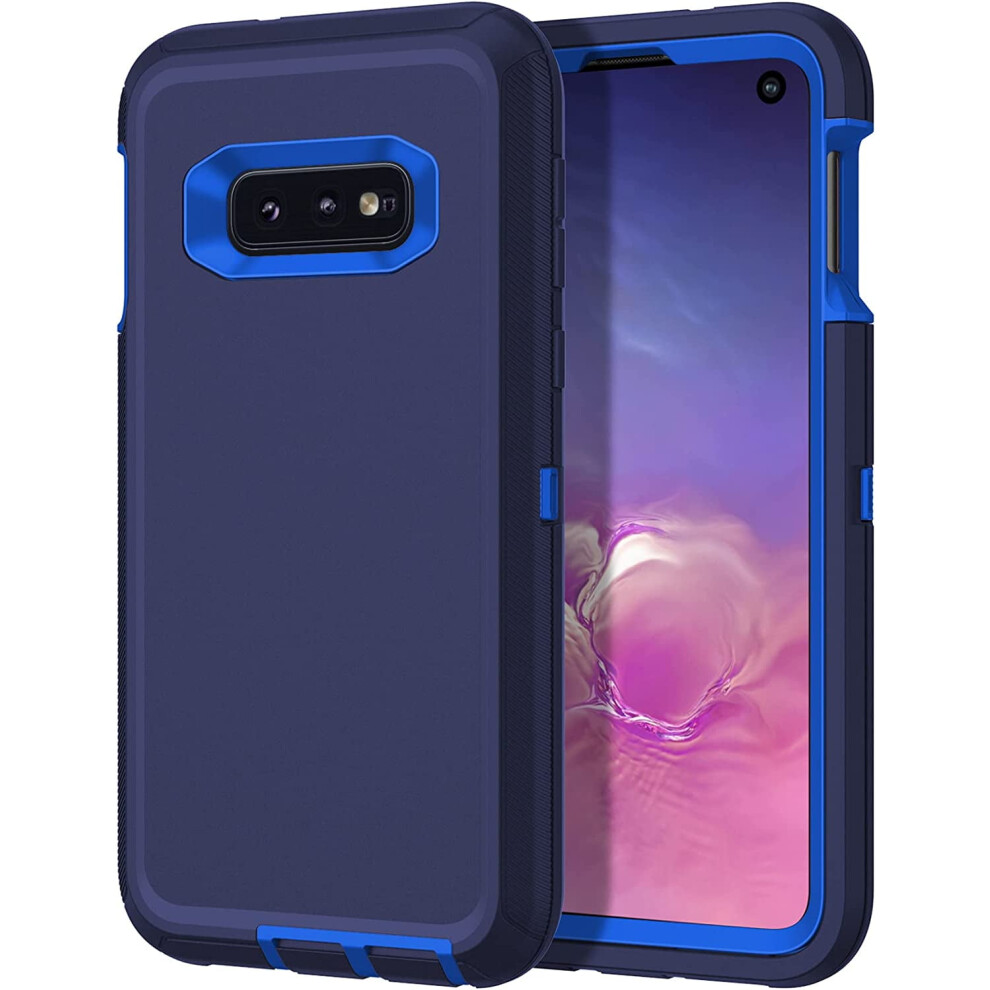 Heavy Duty Case For Compatible With Samsung Galaxy S10e, 5.8 In, Navy Blue 9448483562348