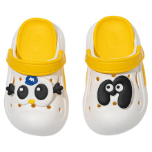 Toddler Clogs Boys Girls Little Kids on Slides Sandals Children Summer Beach Pool Outdoor Water Shoes Shower Slippers Yellow 2.5-3Years