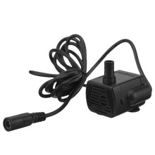 Black Submersible Water Pump Small Quiet Wear Resistant for Outdoor Fountain