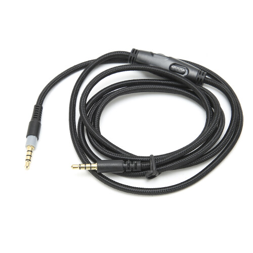 3.5mm Audio Cable with Volume Control for HyperX Cloud (1.5m, Black)
