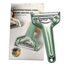 Fruit Vegetable Peeler, Stainless Steel Multifunctional Kitchen Peeler, Food Peeler With Non Slip Handle for Fruit Vegetable Potato Carrot Cucumber