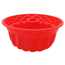 Silicone Fluted Tube Cake Pan – Non-Stick, BPA-Free, Dishwasher Safe, Compatible with Standard Ovens