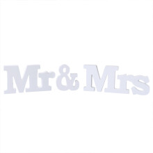 Mr & Mrs Wedding Decors Photo Prop Wedding Sign Mr and Mrs PVC Letters for Anniversary Party Valentine's Day Mr&Mrs Decorative Supplies