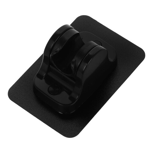 ULTNICE Shower Holder Bathroom Showerhead Bracket Black ABS 1Pack Rectangular Shape