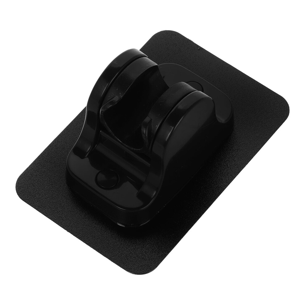 Ultnice Shower Holder Bathroom Showerhead Bracket Black Abs 1Pack Rectangular Shape 9448483634687