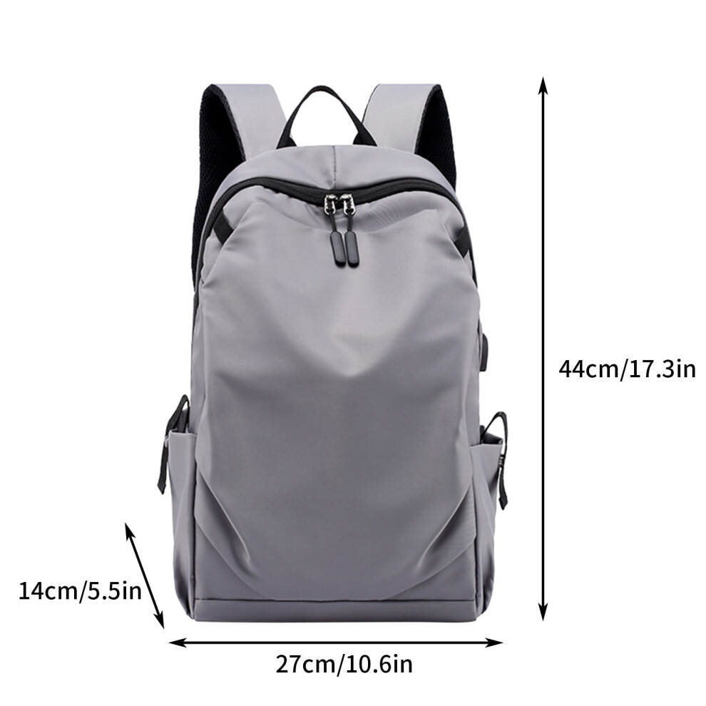 Men Backpack 17.3 In Usb Charging Laptop Computer Bag Casual Business 9448483774215