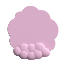 Cloud Mouse Pad with Wrist Rest, Cute Silicone Rebound Soft Mouse pad, Relieves Wrist Fatigue, Comfortable Computer Mechanical Keyboard wirst pad