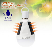 Solar Charging LED Light Bulbs for Camping, Emergency Lights, Waterproof and Portable Bulbs for Outdoor Tents, Shelters, and Power Outages