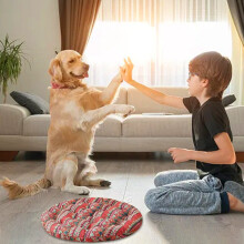 Super Soft Chair Pad – Linen Cloth, Breathable Cushion for Balconies, Living Rooms, Windows; Compatible with Tatami Mats