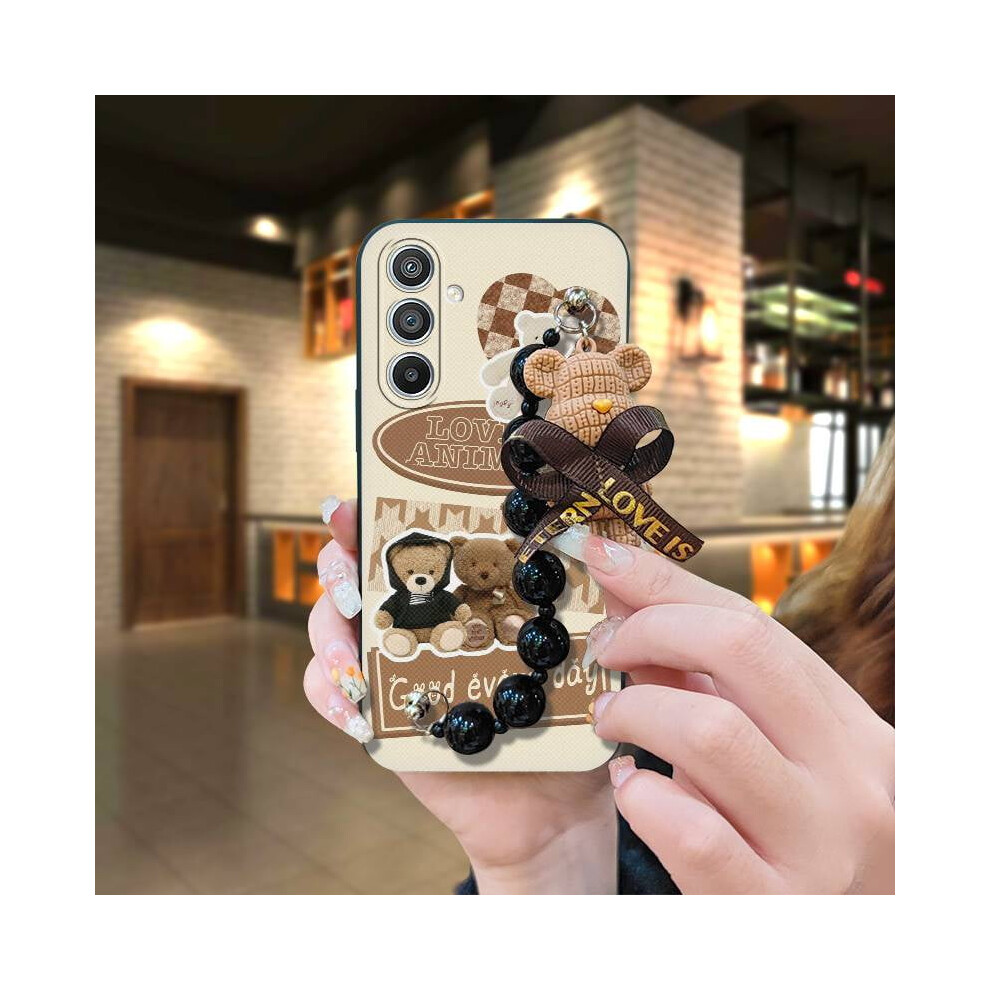Cartoon Soft Silicone Phone Case For Samsung Galaxy S25 – Dirt-Resistant, Anti-Knock, Waterproof, Skin-Friendly, Cute Bear Design 9448483777919