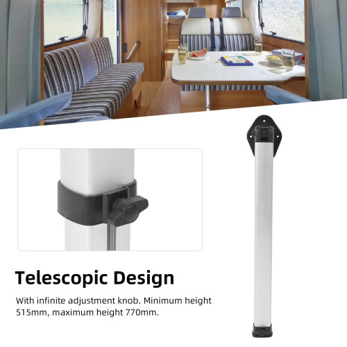 Adjustable Folding Table Legs Aluminium 1