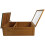 Small Pet House for Tortoise Hide Shelter with Run 7
