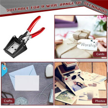 2pcs 2x2 Inch Handheld Passport Photo Cutter Photo ID Die Cutter Punch Picture Cutter Paper for Office Family