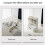 Multifunctional Pen Holder Storage Box Drawer Multi-Layer Dustproof Desktop Office Supplies Storage Box White 3