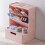 Multifunctional Pen Holder Storage Box Drawer Multi-Layer Dustproof Desktop Office Supplies Storage Box White 6