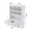 Multifunctional Pen Holder Storage Box Drawer Multi-Layer Dustproof Desktop Office Supplies Storage Box White 7