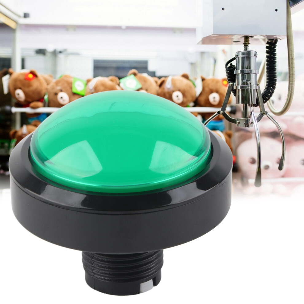 Durable 60Mm Big Convex Button With Led For Arcade & Crane Machines Red/Light 9411391472153