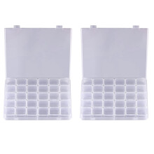 2X 30 Grilles Grand Stockage de Peinture Au Diamant, Outils Conteneurs Organisateur de Perles En Plastique Accessoires de Broderie Diamant, Boîte