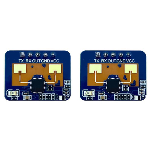 2X LD2410C 24G  Human Presence Sensor FMCW  Millimeter Wave Motion Detection Module DC5V